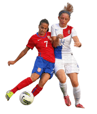 Kaz_Creations Girls Friends Playing Soccer - 免费PNG
