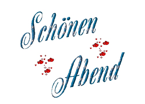 Schönen Abend - Ücretsiz animasyonlu GIF