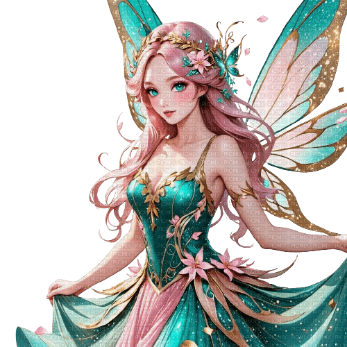 springtimes spring fairy anime girl woman - 免费PNG