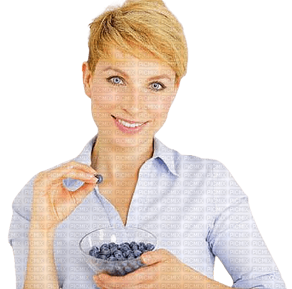 Bluebeery Woman - Free PNG