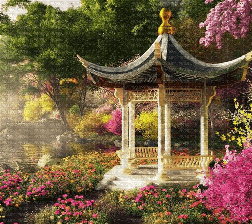 Rena Asian Landscape Park Hintergrund - zdarma png