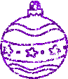 Purple Ornament - Free animated GIF
