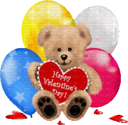 Kaz_Creations Valentine Deco Love Cute Teddy Bear - δωρεάν png