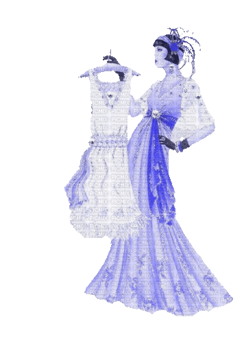 dolceluna art deco woman fashion vintage gif - 無料のアニメーション GIF