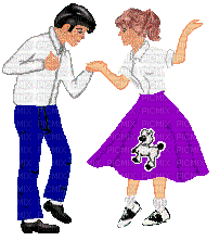 bailando - Nemokamas animacinis gif
