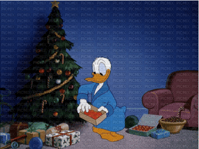 donald kerstboom - Free animated GIF