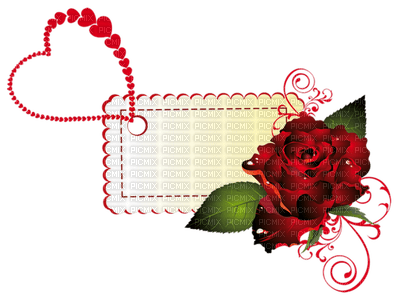 Kaz_Creations Valentine Deco Love Hearts Label - png gratis