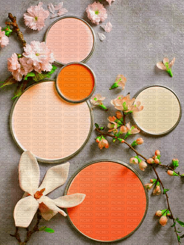 Flower Paint Orange - By StormGalaxy05 - ücretsiz png