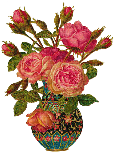 Rose. Vace. Red. Flower. Leila - Free PNG