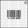 I like emo - Бесплатный анимированный гифка