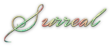 soave text surreal pink green yellow - PNG gratuit