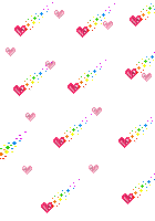 Falling pink hearts - GIF animasi gratis