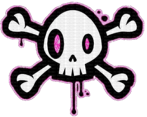 Drippy Skull - Nemokamas animacinis gif