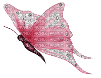 Pink butterfly - GIF animate gratis