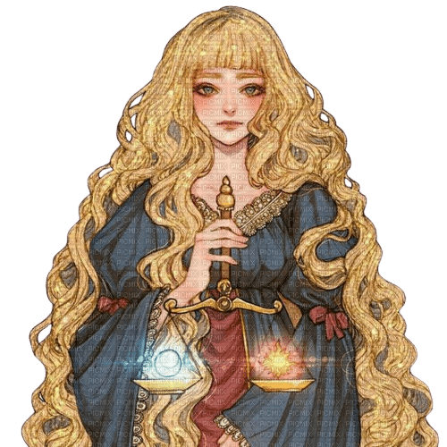 ANIME GIRL WITCH (BLOND HAIR) ●[-Poyita-]● - png ฟรี