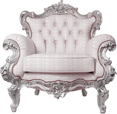 fåtölj-stol--chair-white-minou52 - darmowe png