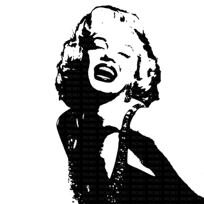 Kaz_Creations Marilyn Monroe Silhouette - zdarma png