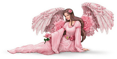 angel ange engel fantasy femme woman frau tube human person people pink - PNG gratuit