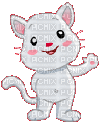 chat qui dit bonjour - Kostenlose animierte GIFs