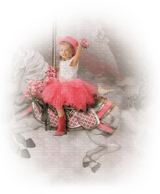 child carousel enfant carrousel - png gratuito