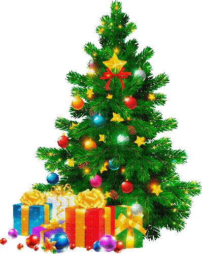christmas tree by nataliplus - Gratis geanimeerde GIF