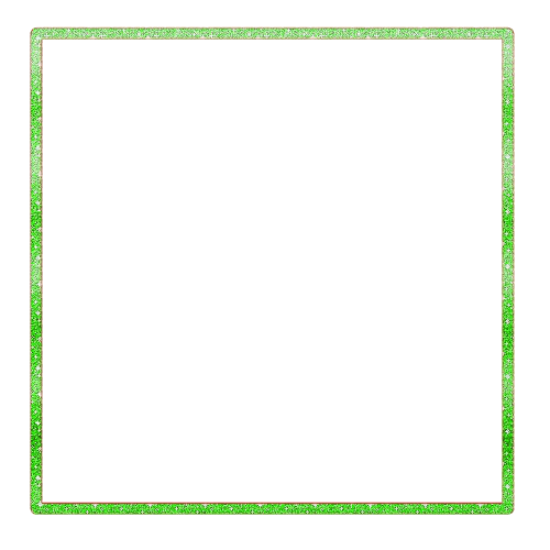 Green Glitter Frame-RM - besplatni png