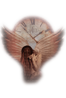 Angel clock laurachan - PNG gratuit