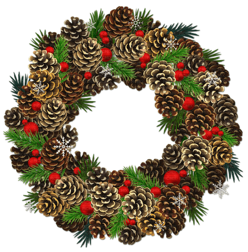 x mas wreath - фрее пнг