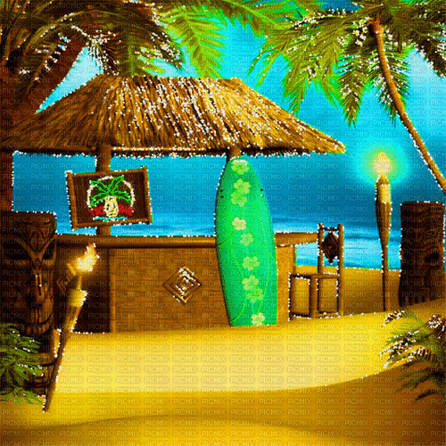 background hintergrund summer beach milla1959 - Free animated GIF