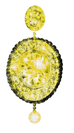 Animated.Jewelry.Yellow.Gold - By KittyKatLuv65 - GIF animado grátis