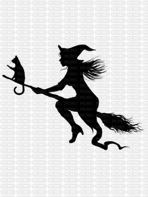 cat witch flight - δωρεάν png