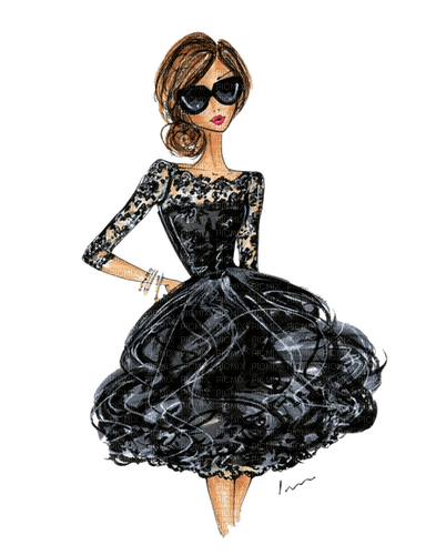 dolceluna woman fashion elegant sunglasses - PNG gratuit