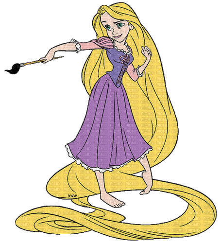 Rapunzel - Бесплатный анимированный гифка