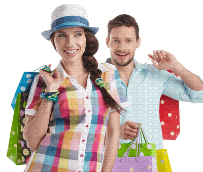 Kaz_Creations Couple Couples  Shopping - PNG gratuit