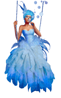 laurachan blue woman - δωρεάν png