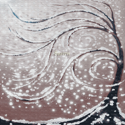 Y.A.M._Winter background Sepia - Ilmainen animoitu GIF