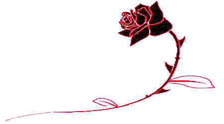 red rose swirl deco - GIF animé gratuit