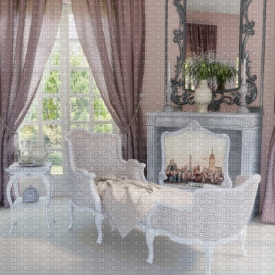 Pink Fancy Living Room - png ฟรี