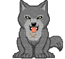 wolf - GIF animado grátis