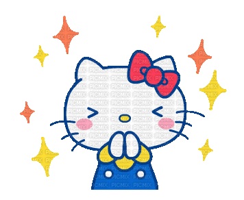 Hello kitty - GIF animasi gratis