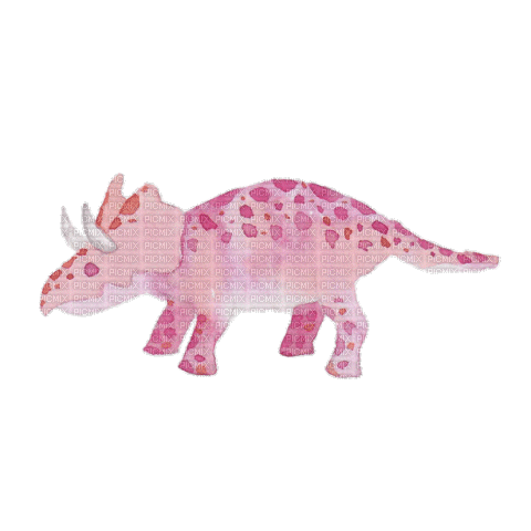 Dinosaurier Pink - GIF animado grátis