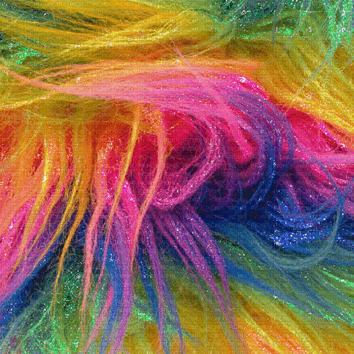rainbow fur - Δωρεάν κινούμενο GIF