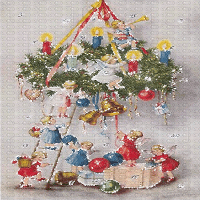 kikkapink winter vintage background christmas gif - Animovaný GIF zadarmo