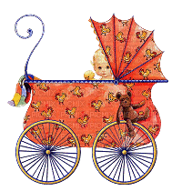 baby bebe stroller kinderwagen poussette  girl child kind enfant  gif anime animated animation tube - Zdarma animovaný GIF