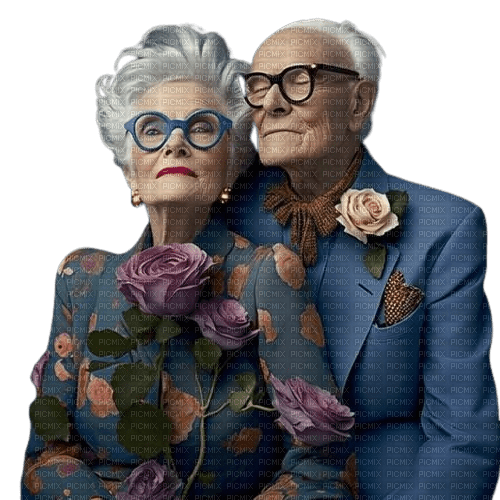 Couple old - ücretsiz png