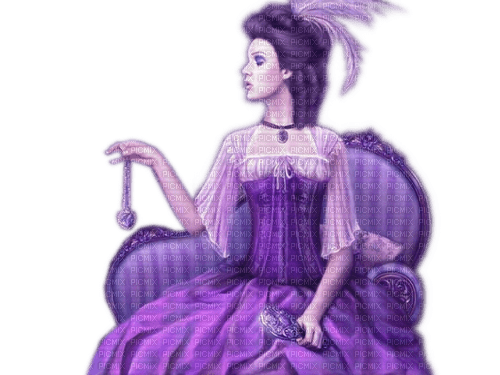 Rena Purple Lila Woman Frau - бесплатно png