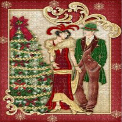 Art Deco Christmas bp - Free PNG