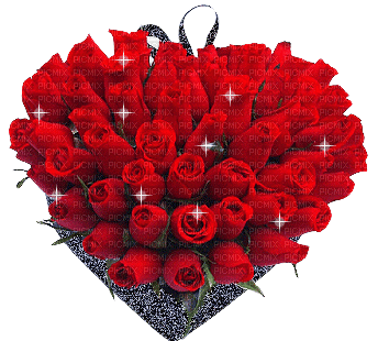 Love roses - GIF animasi gratis