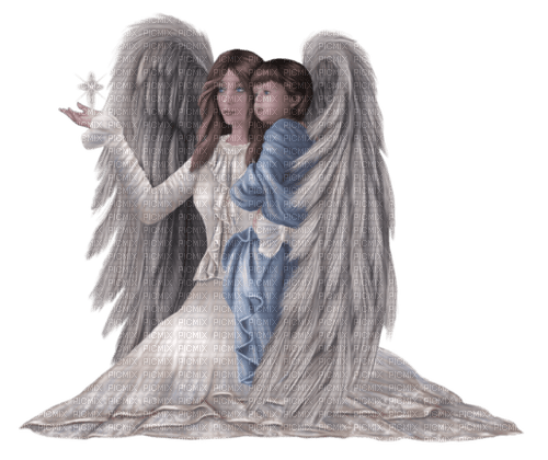 angel woman baby - бесплатно png