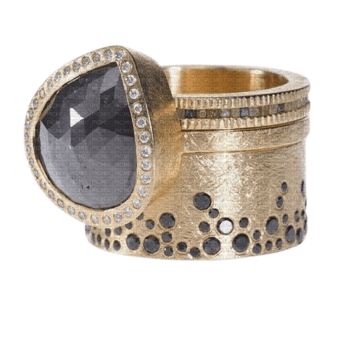 kikkapink fashion bracelet gold silver - png grátis